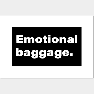 Emotional baggage. Posters and Art